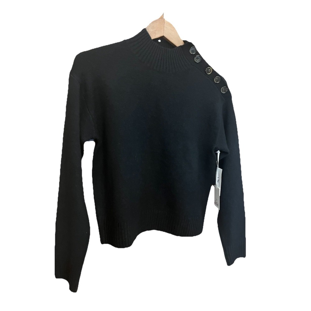 Cecelia Women's Sweater NWT Black Sz XS Pullover Crew Neck Soft